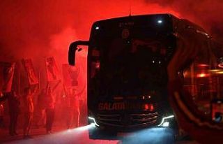 Galatasaray’a, Gaziantep’te coşkulu karşılama
