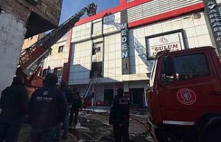 Gaziantep’te ayakkabı atölyesinde yangın