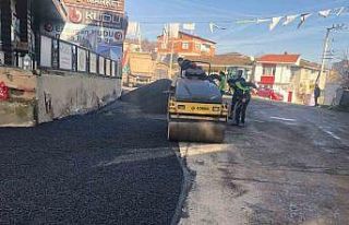 Gebze Cumaköy’de yol onarımı