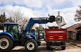 Gölbaşı Belediyesinden çiftçilere mısır silajı...