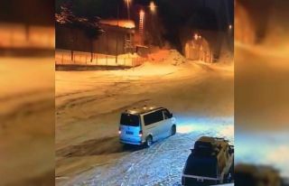 Gümüşhane’de drift yapan 4 araca ceza yağdı