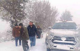 Hasta kadını hastaneye ormancılar yetiştirdi