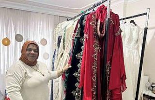 Hayırsever kadın 500 bin TL değerindeki gelinlikleri...