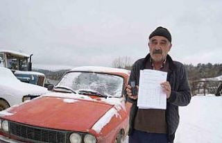 Hiç gitmediği İstanbul’dan 1985 model aracına...