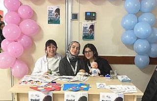 Hisarcık Devlet Hastanesinde doğum standı