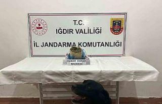 Iğdır’da 1 kilogram kubar esrar ele geçirildi