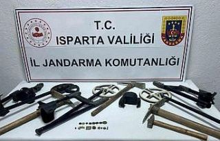 Isparta’da jandarmadan tarihi eser kaçakçılığı...