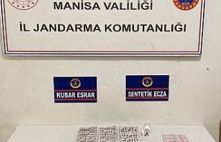İşyerinde uyuşturucu maddelerle yakalandı