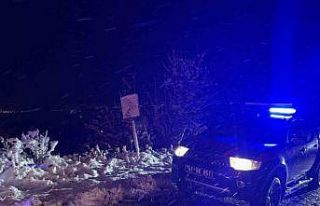 Jandarma aracı uçurumdan yuvarlandı: 2 yaralı