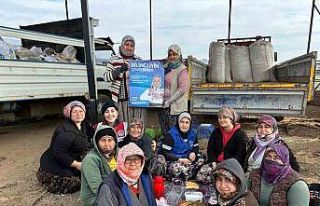 Jandarma ekipleri kadınları geri dönüşüm konusunda...