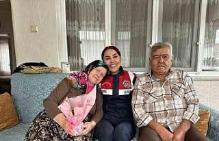 Jandarmadan şehit ailesi ve Kore gazisine vefa