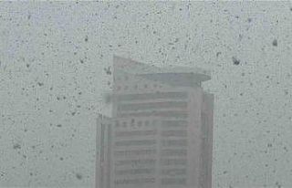 Kadıköy’de kar yağışı etkili oluyor