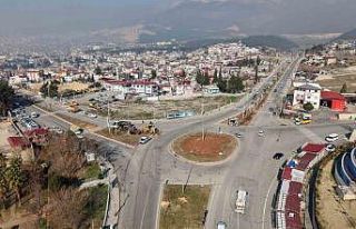 Kahramanmaraş’ta yol ve kavşak çalışmaları