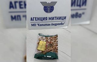 Kaju paketinde 50 bin Euro değerinde altın yakalandı