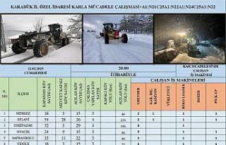 Kar sonrası kapanan 179 köy yolundan 122’si ulaşıma...