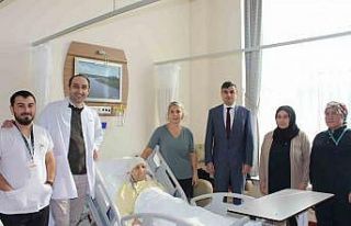 Karasu’da bir ilk: 81 yaşındaki meme kanseri kadın,...