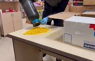 Kargo ile 2 bin 600 adet extacy uyuşturucu hap sevkiyatına...