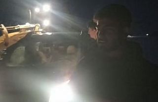 Kars’ta araçlarında mahsur kalan vatandaşlar...