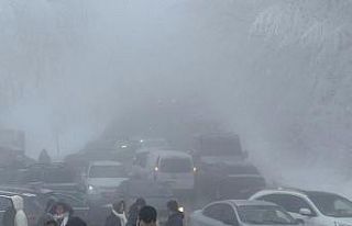 Kartepe Kayak Merkezi’nde hafta sonu yoğunluğu