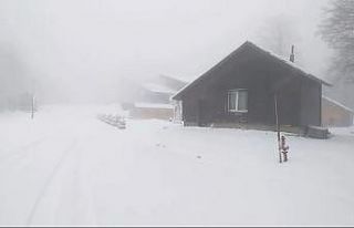 Kartepe’de kar yağışı başladı