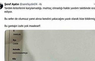 Kaymakam Aydın: "Bu şantajın izahı yok"