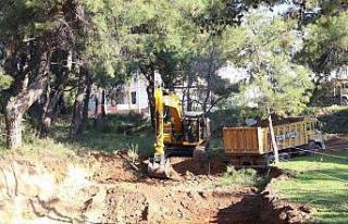 Kepez’de dere ıslah çalışması