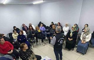 KO-MEK kursiyerlerine afet bilinci eğitimi