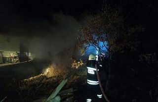 Konya’da 600 adet saman balyası yandı