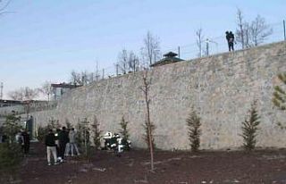 Konya’da seyir tepesinde fotoğraf çekmek isterken...