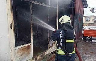 Konya’da sobayı tinerle yakan kişi yaralandı