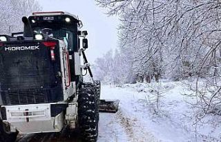 Konya’da yüksek kesimlerinde karla mücadele