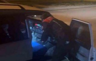 Kovalamacada aracını bırakıp kaçan şahıs yakalandı