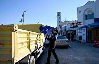 Kuşadası Belediyesi’nden kaldırım işgali denetimi:...