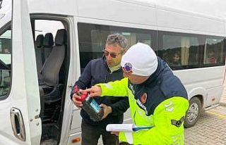 Kütahya’da jandarmadan okul servis araçları denetimi