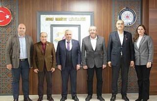 KUTO Yönetimi Aydın İl Emniyet Müdürü Erdoğan...