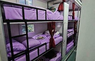 Madencilerin mobil yatakhanesi zorlu görevlerde konfor...