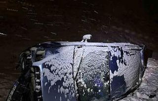 Malatya’da otomobil şarampole yuvarlandı: 1 yaralı