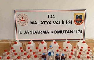 Malatya’da sahte alkol operasyonu