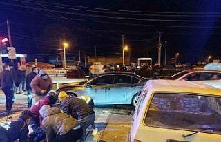 Manisa’da zincirleme kaza: 1 yaralı