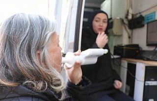 Manisalılara solunum testi yapıldı