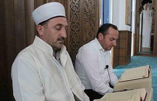 Manyas’ta Ramazan ayının simgelerinden mukabele...