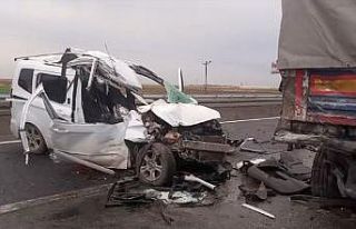 Mardin’de kamyon ile kamyonet çarpıştı: 1 ölü