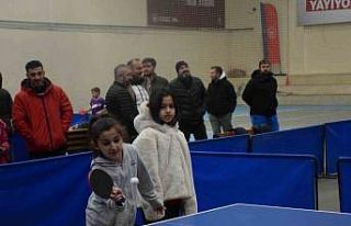 Masa tenisi müsabakaları sona erdi