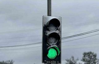 Megakentte kartpostallık kar görüntüleri