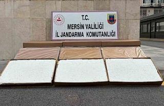 Mersin’de 84 bin adet makaron ele geçirildi