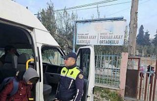 Mersin’de okul servis araçları denetleniyor