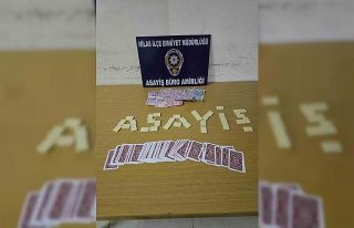 Milas’ta kumar baskını: 51 bin 859 TL para cezası...