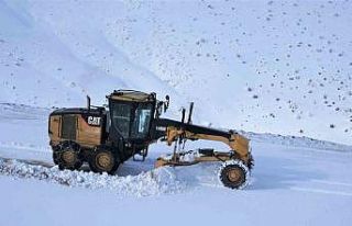 Muş’ta 25 köy yolu kapandı