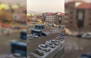 Muş’ta başıboş köpeklerden kaçan öğrenci...