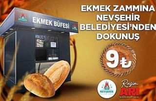 Nevşehir’de halk ekmek 9 lira